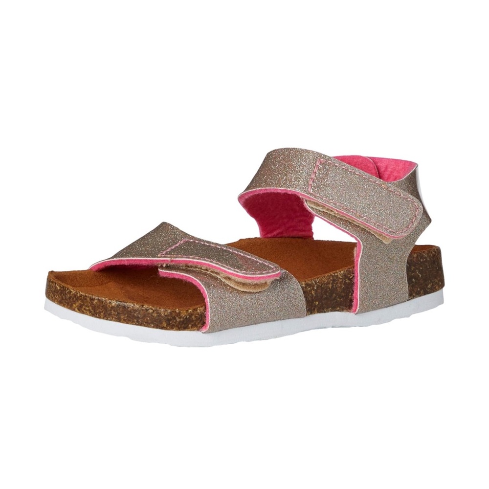 Joules Girl's Tippy Toes Flat Sandal in Rose Gold Size US 4 UK 3 EU 36